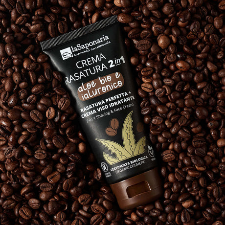 Crema rasatura aloe bio acido ialuronico LA SAPONARIA