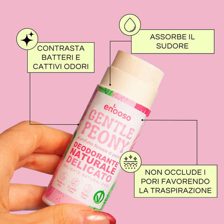 Deodorante Solido Gentle Peony ENOOSO
