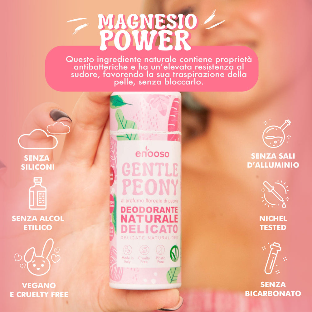 Deodorante Solido Gentle Peony ENOOSO