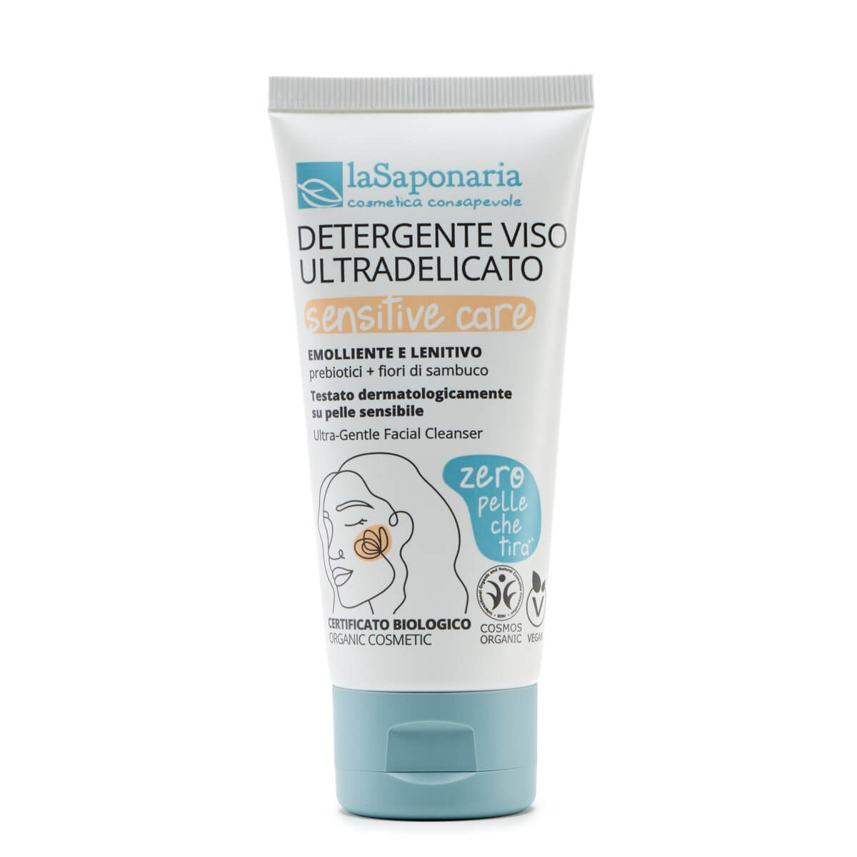 Detergente viso ultradelicato sensitive care LA SAPONARIA