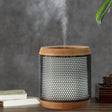 Diffusore ad ultrasuoni per oli essenziali elipsia in metallo e bamboo Zen Arome