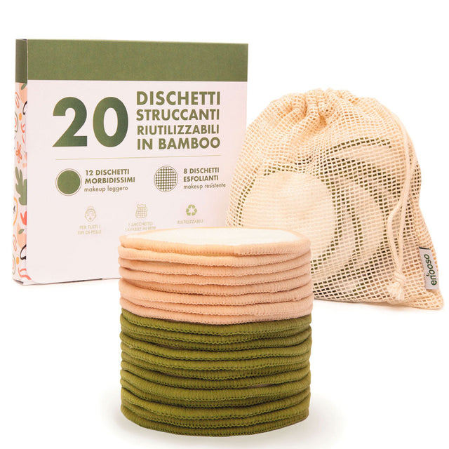 Dischetti struccanti lavabili 20 pz ENOOSO