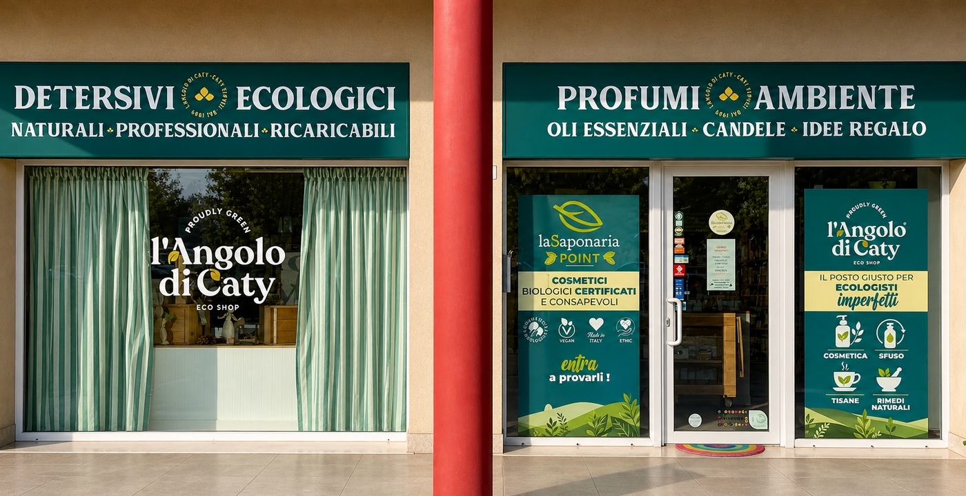 Esterno negozio prodotti ecologici a Verona L Angolo di Caty