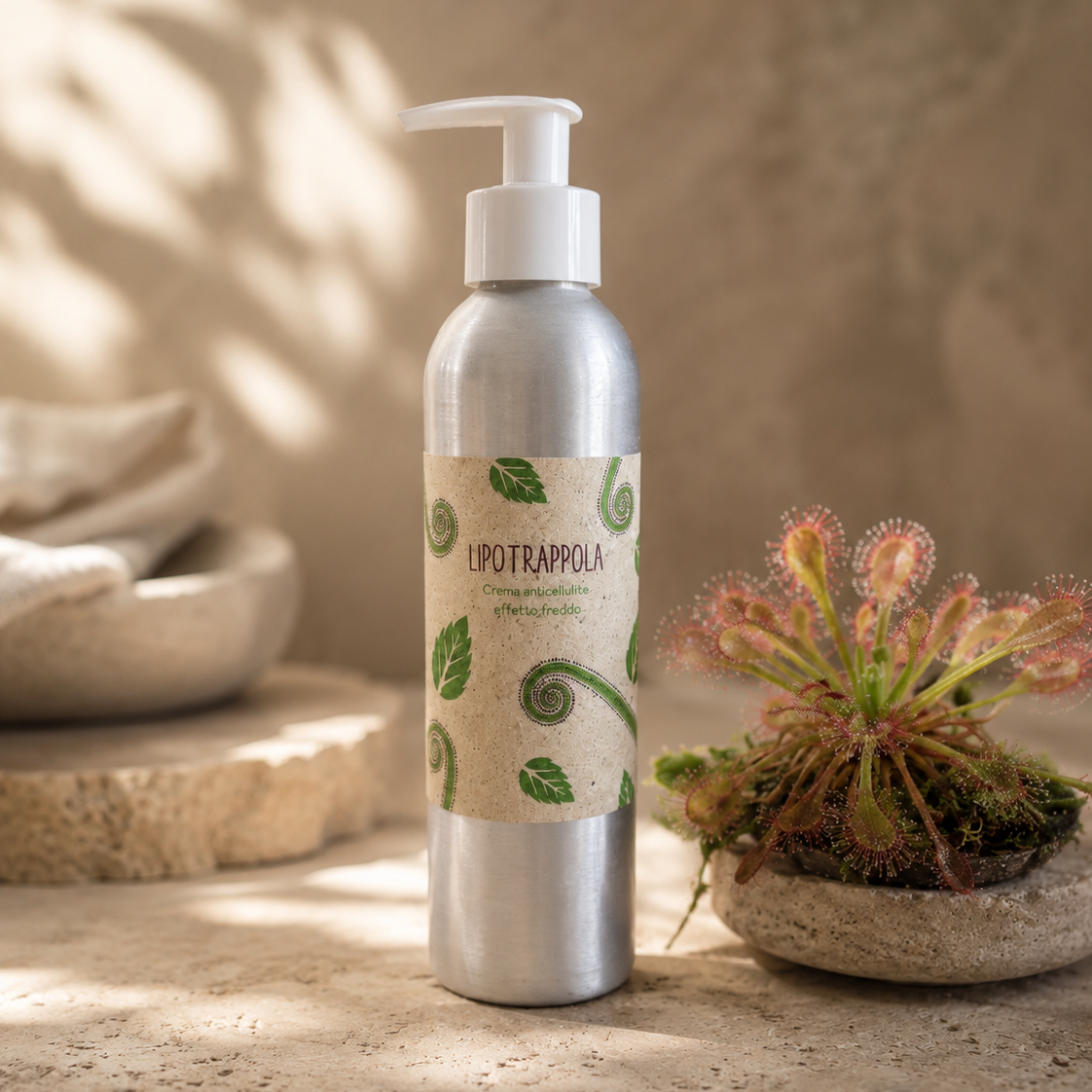 Crema anticellulite bruciagrassi effetto freddo con drosera Ethical Grace
