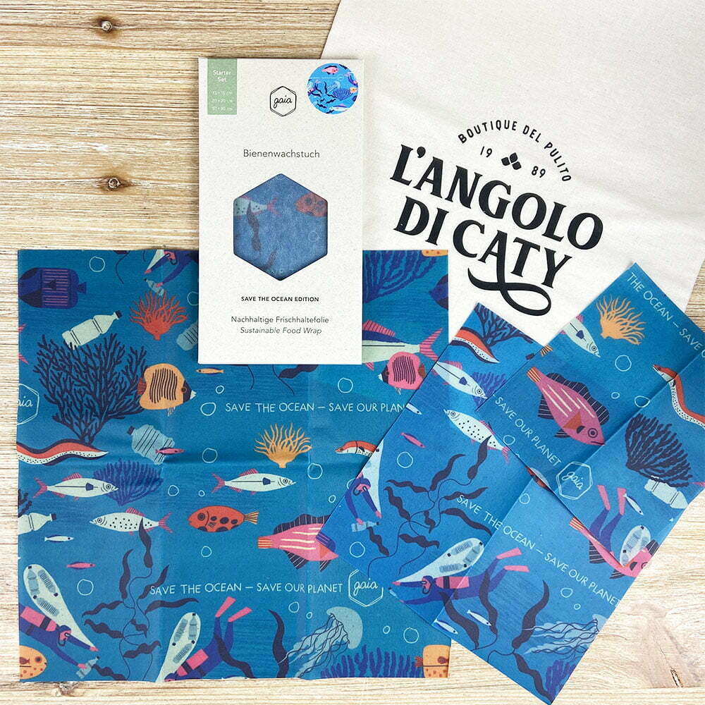 Pellicola cera d'api - Oceano Set - 3 pezzi