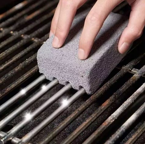 Pietra pomice naturale per pulizia barbecue, cucina e anticalcare