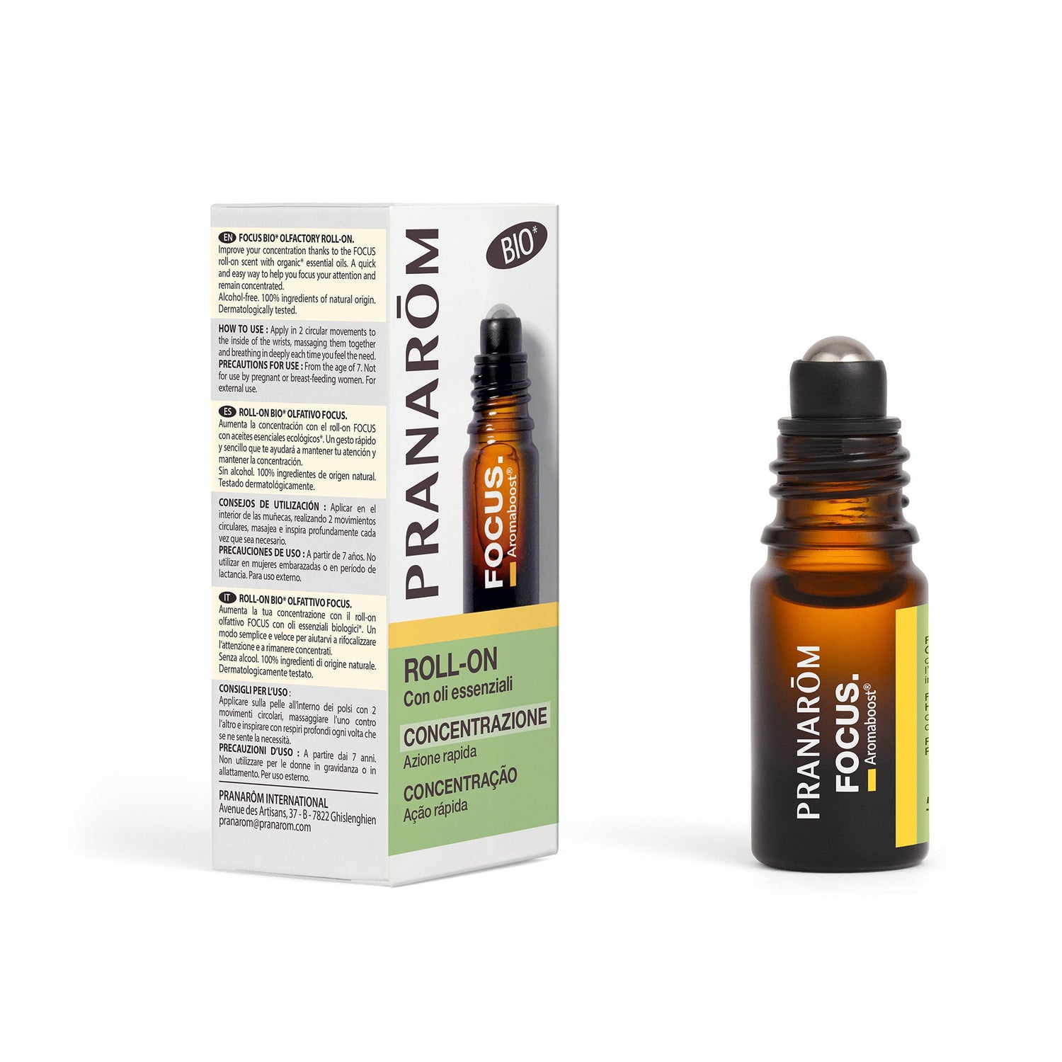 Roll on Focus bio per concentrazione Pranarom