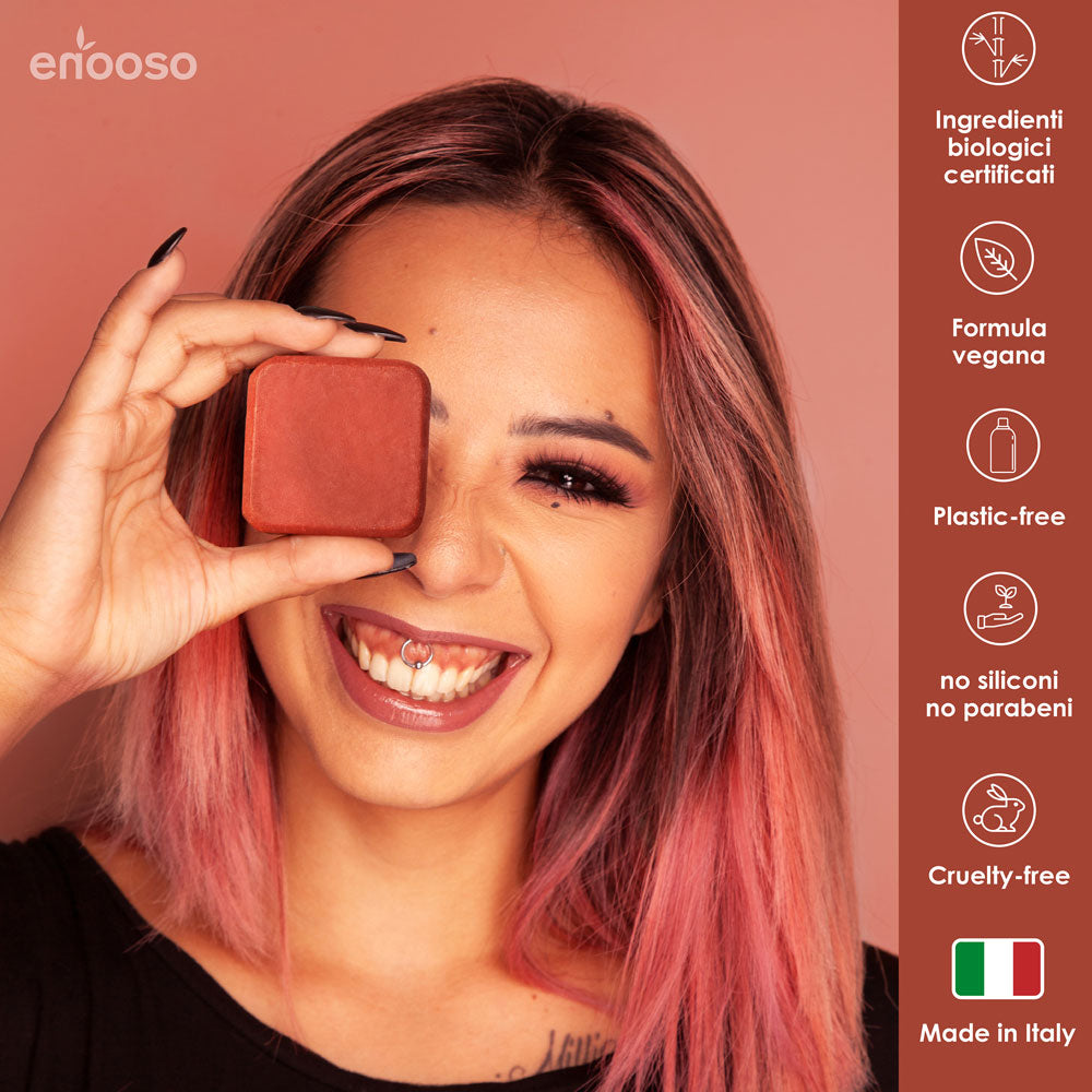 Shampoo Solido Ristrutturante ENOOSO