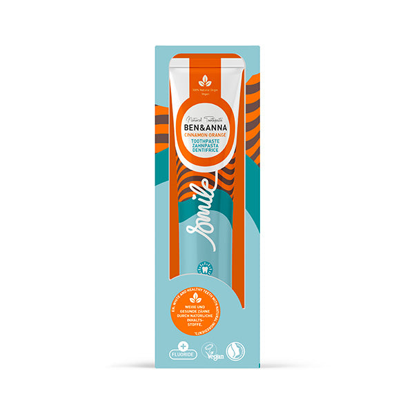 Dentifricio cinnamon orange con fluoro BEN & ANNA