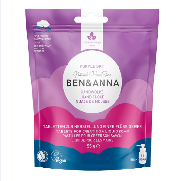 Purple Sky detergente mani in pastiglie BEN & ANNA