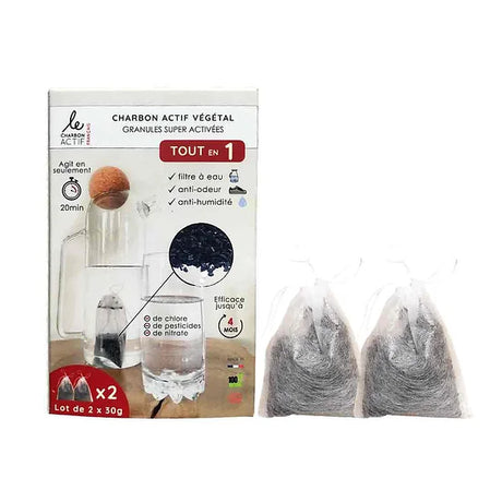 2 filtri in polvere di carbone per acqua BIJIN