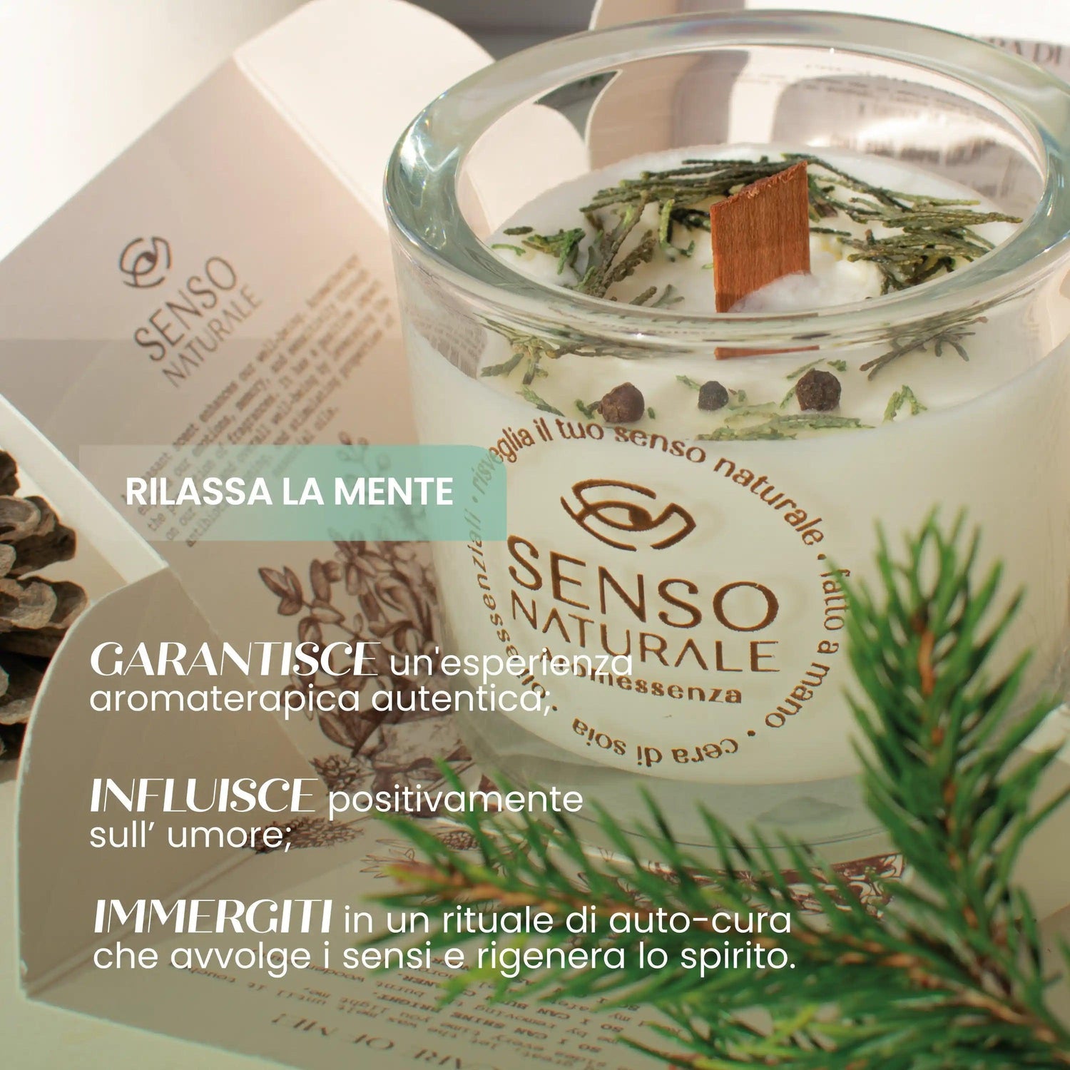 Candela naturale Equilibrio SENSO NATURALE