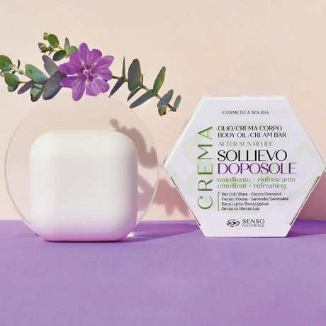 crema olio corpo solido sollievo lenitivo doposole senso naturale