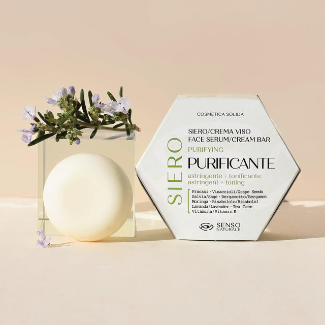 crema viso solida purificante astringente seno naturale