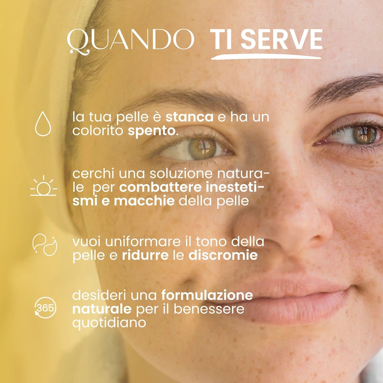 Crema viso solida illuminante schiarente SENSO NATURALE