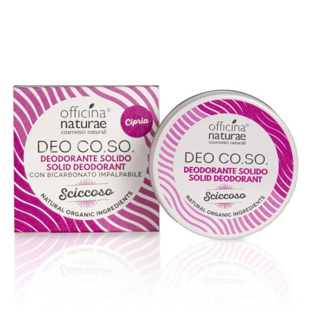 deodorante solido sciccoso in latta officina naturae