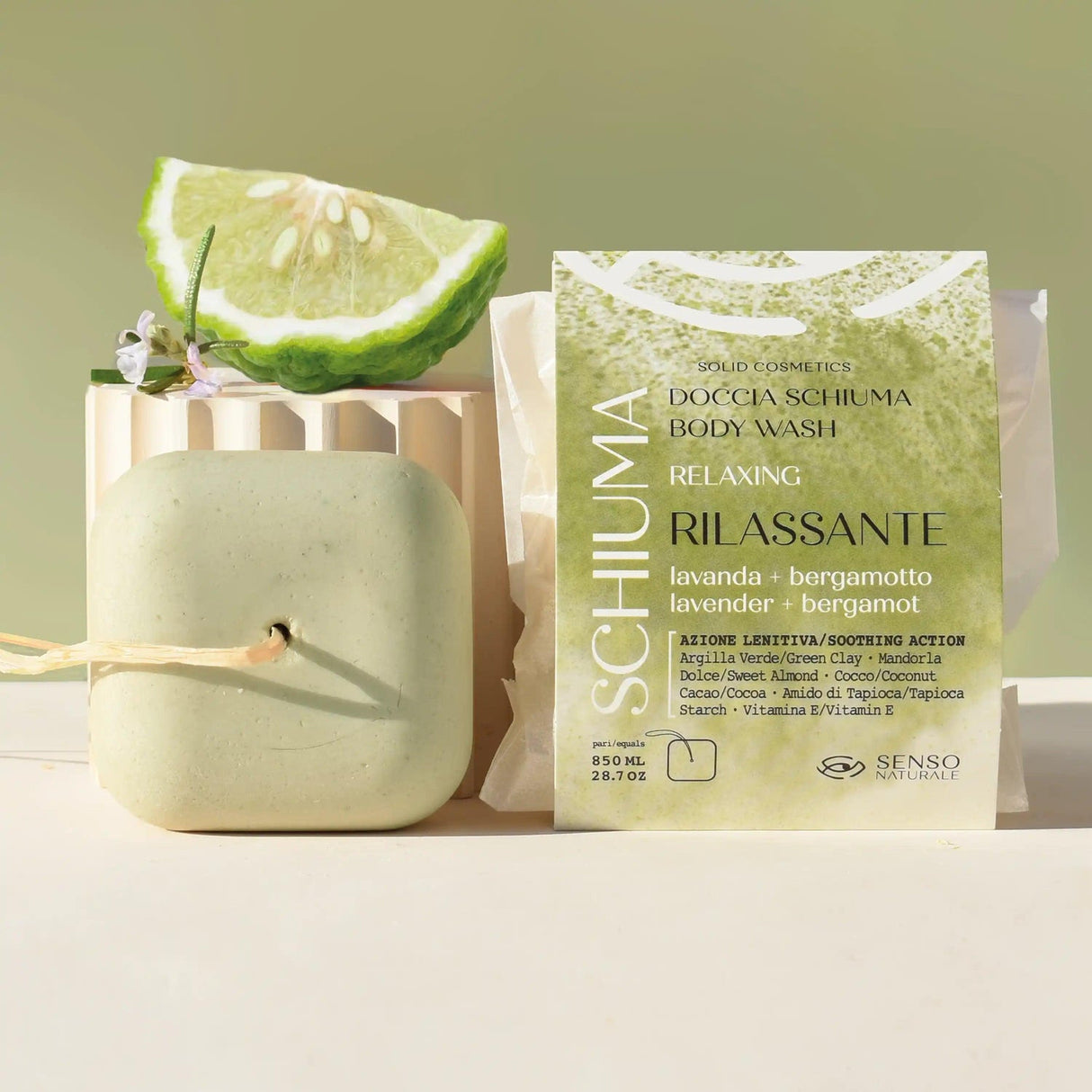 Fitoschiuma solida rilassante SENSO NATURALE