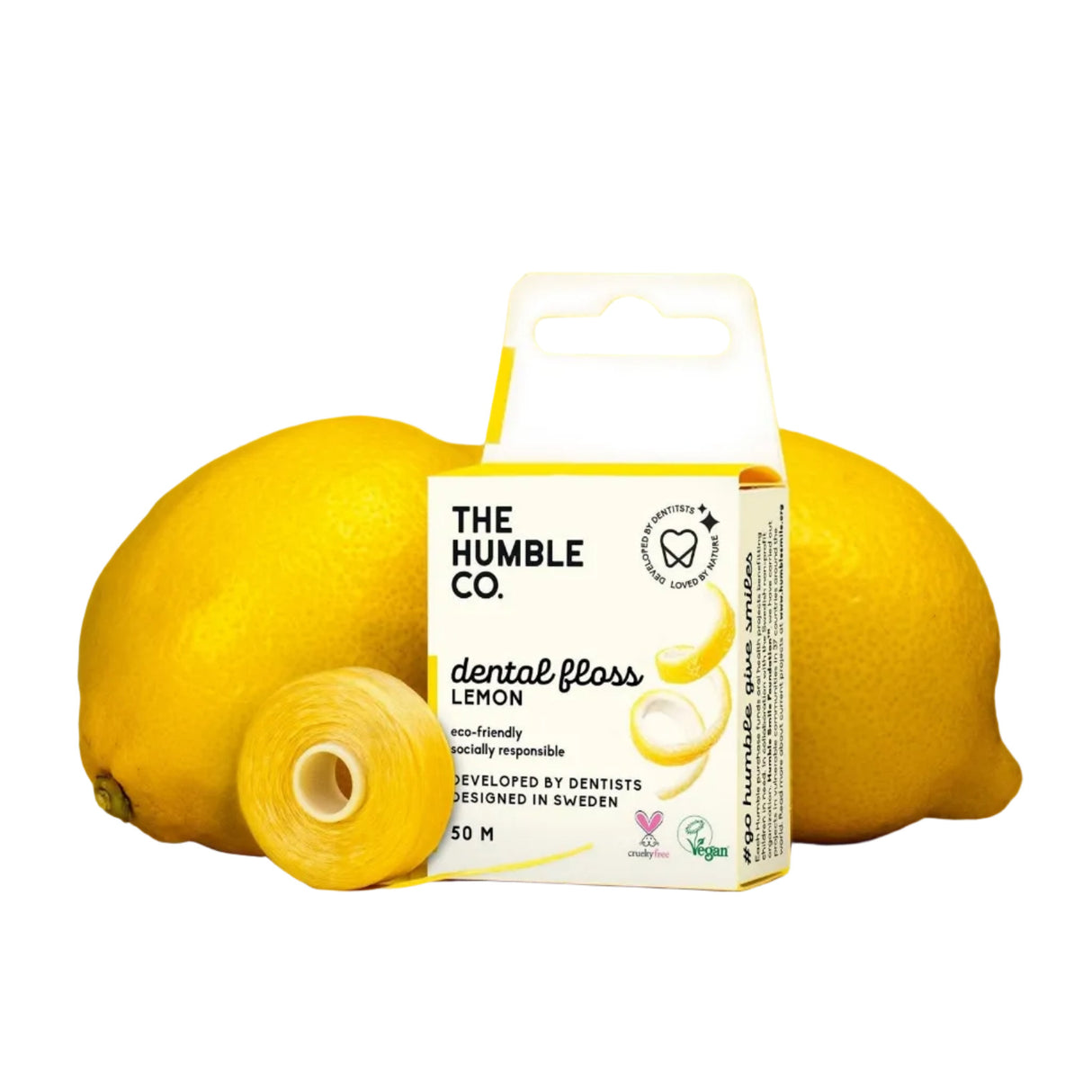 filo interdentale ecologico al limone the humble