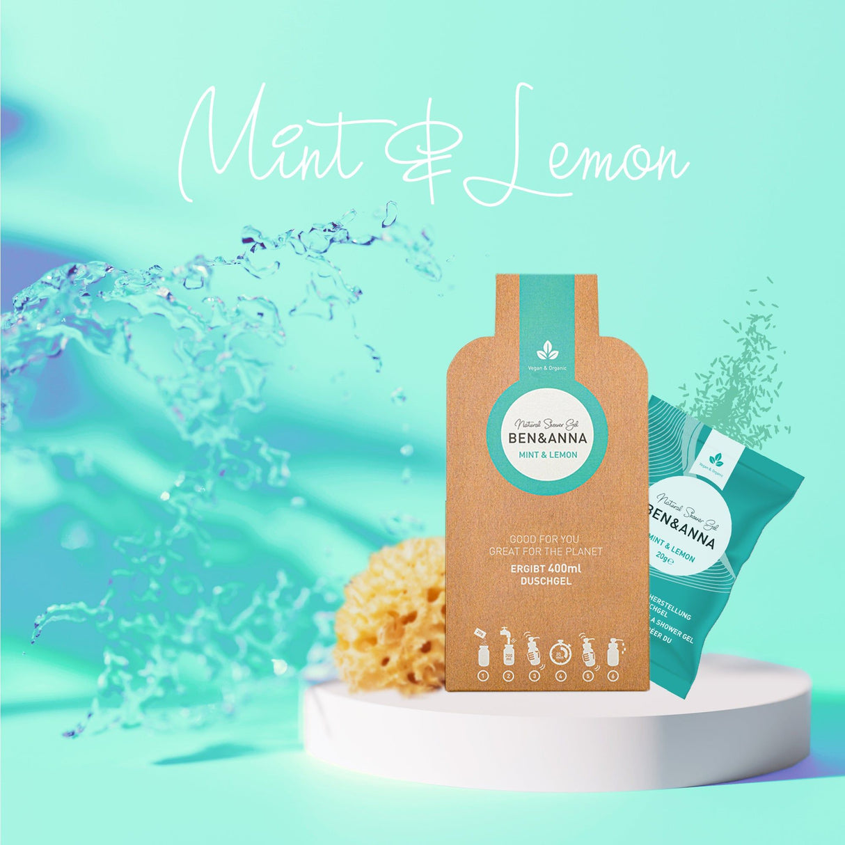 Mint&Lemon gel doccia in fiocchi BEN & ANNA