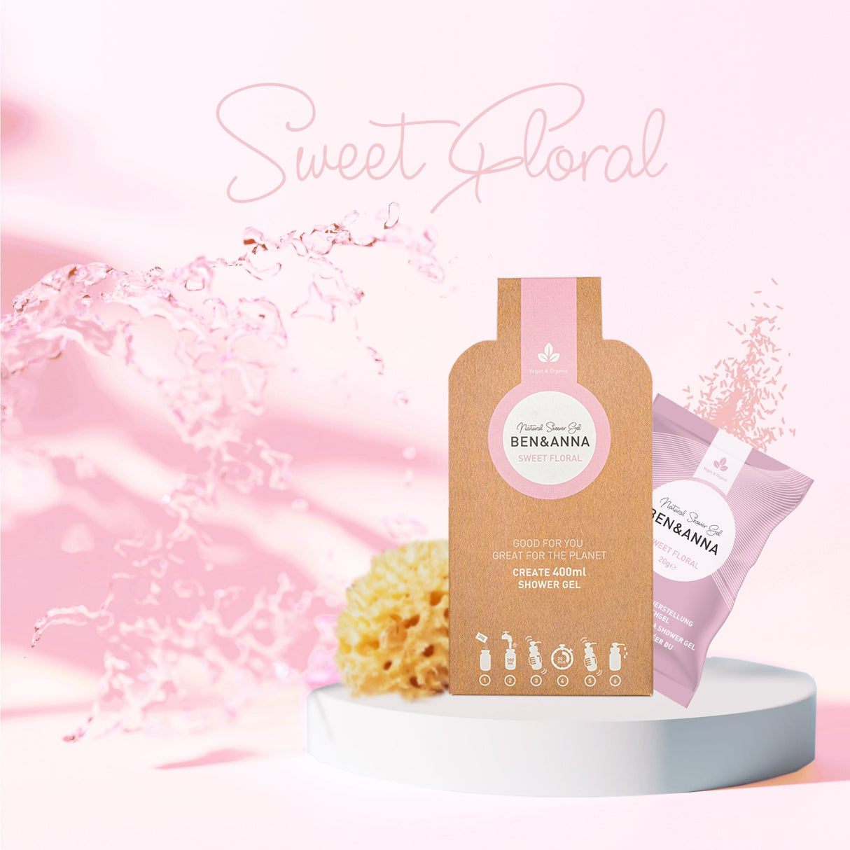Sweet Floral gel doccia in fiocchi BEN & ANNA