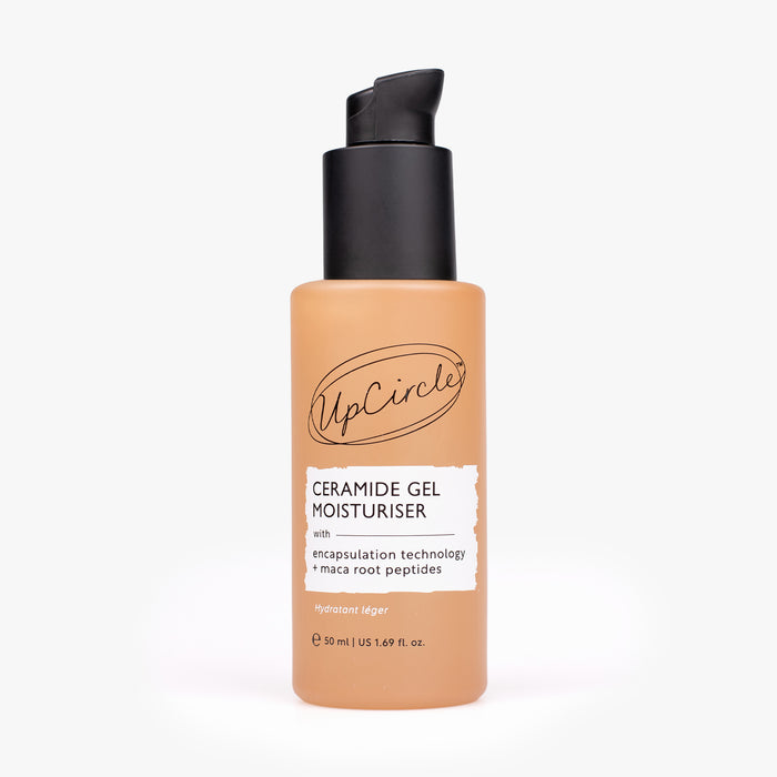 gel viso idratante e rinfrescante con ceramidi per pelli miste, grasse o per il periodo della menopausa Upcircle