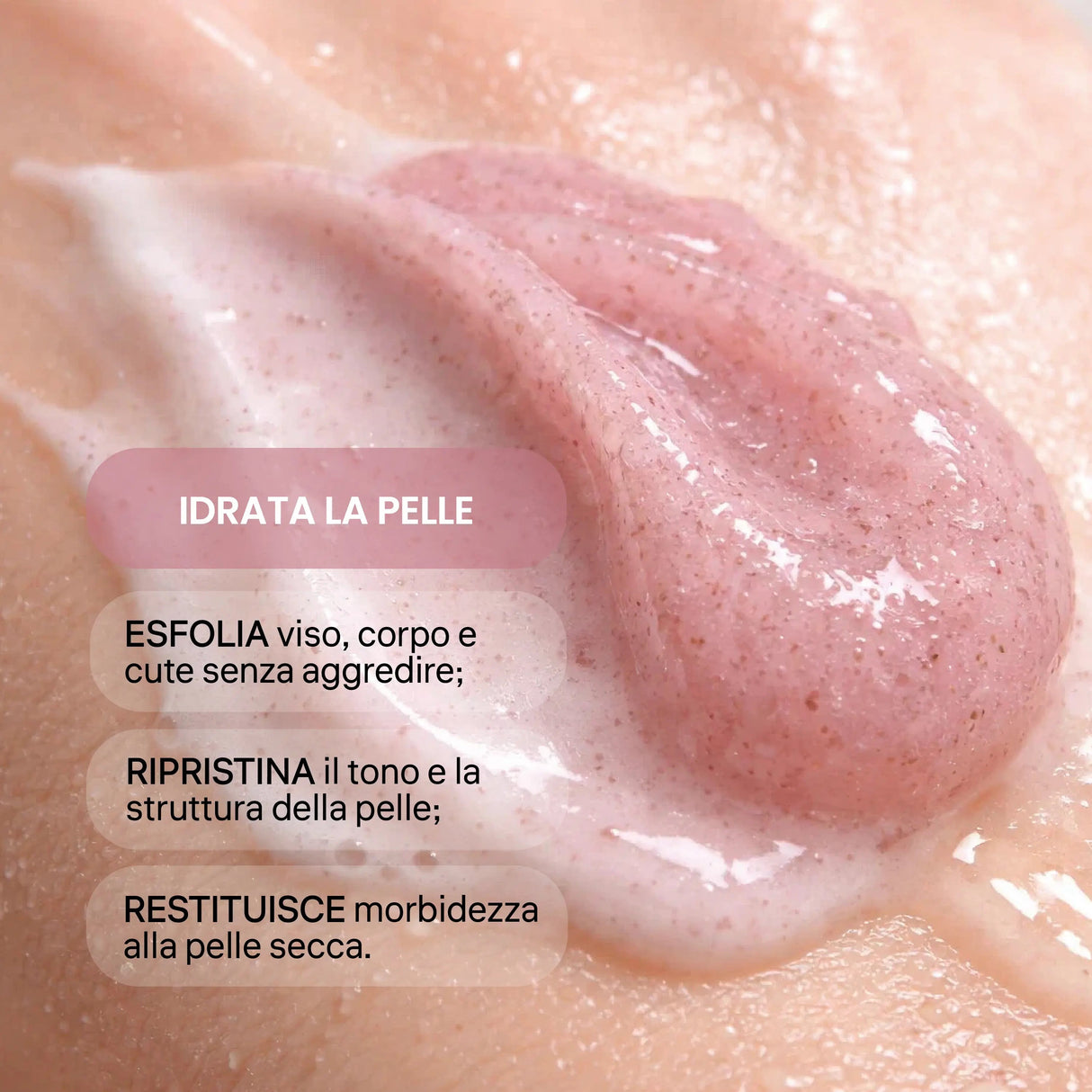 gommage idratante acido ialuronico senso naturale