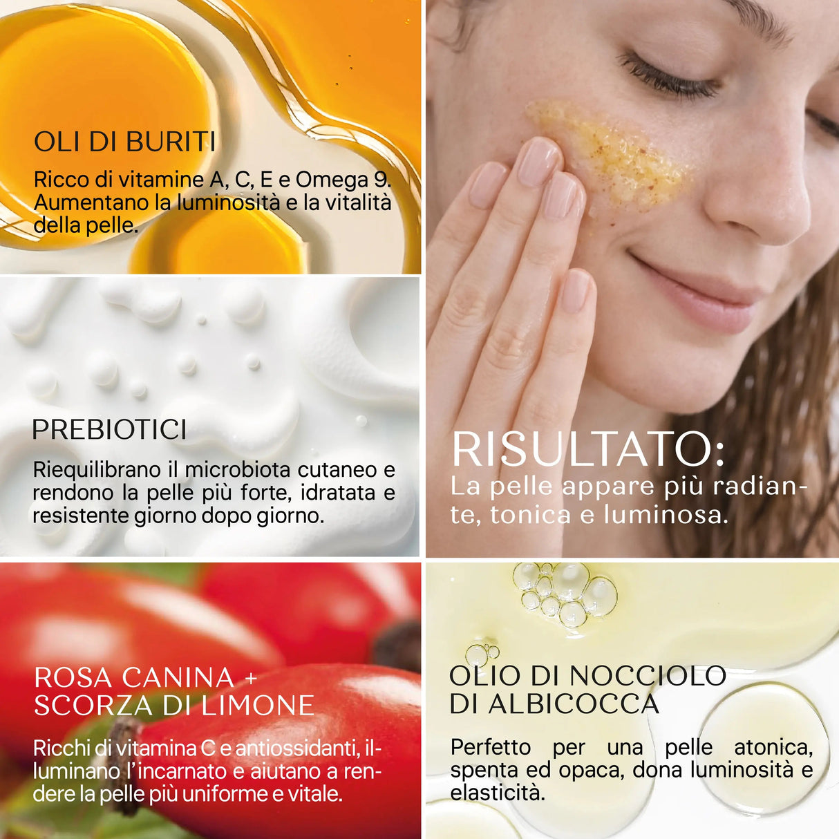 ingredienti gommage multivitaminico senso naturale