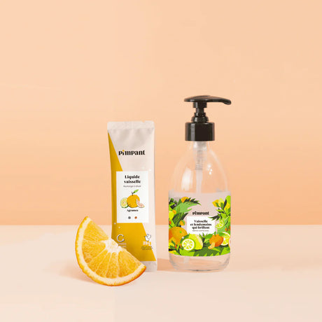 Kit piatti ricarica agrumi + flacone PIMPANT