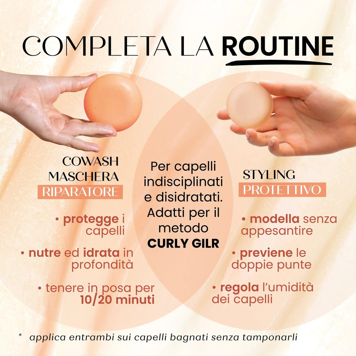 Cowash capelli solido riparatore SENSO NATURALE