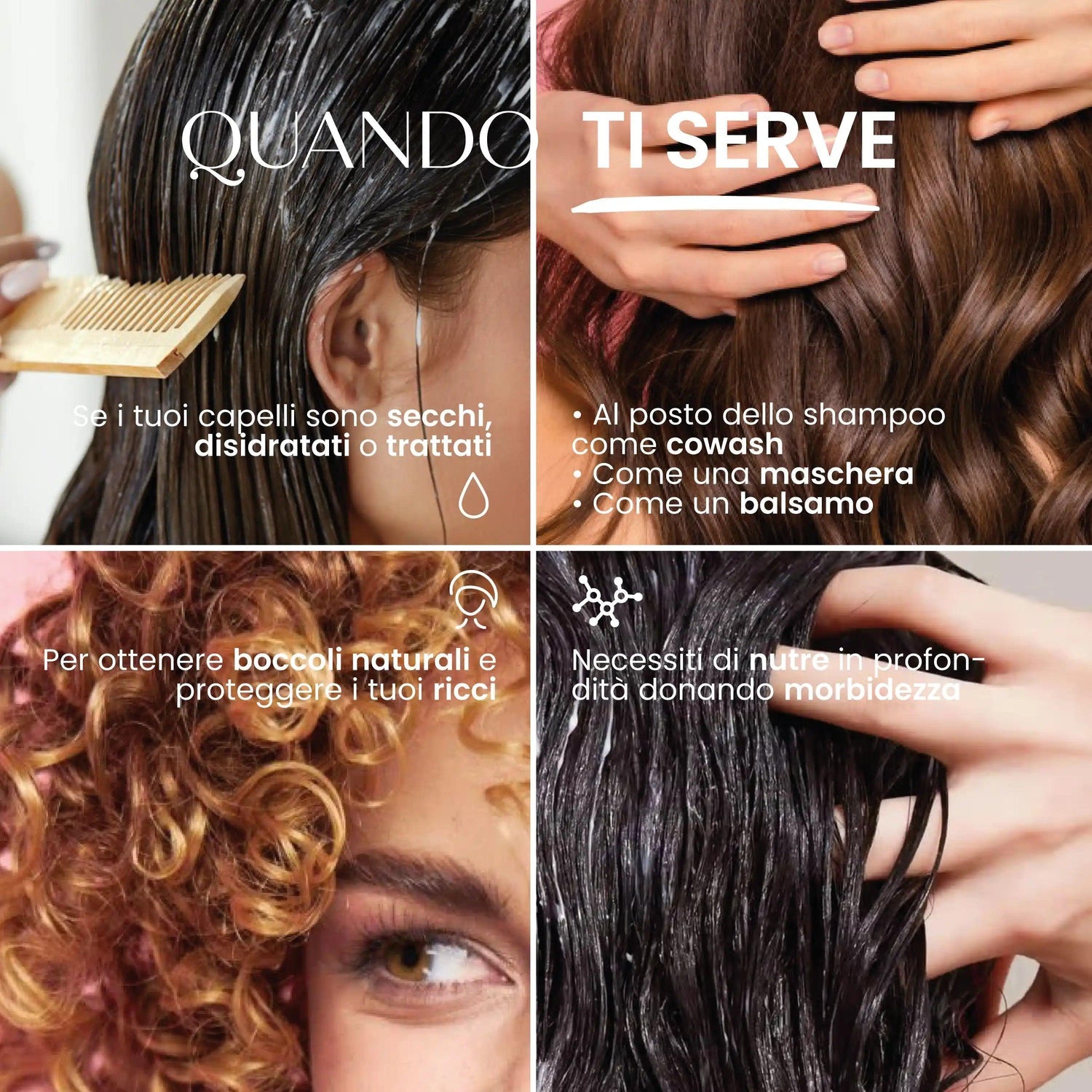 Cowash capelli solido riparatore SENSO NATURALE