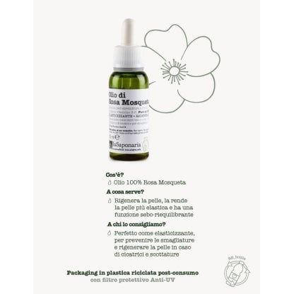 Olio di rosa mosqueta LA SAPONARIA