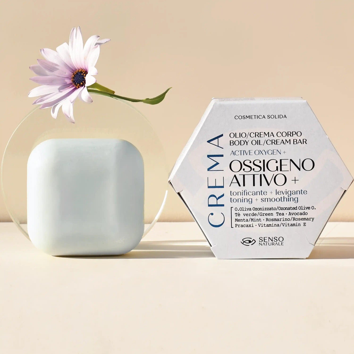 Olio corpo solido ossigeno attivo SENSO NATURALE