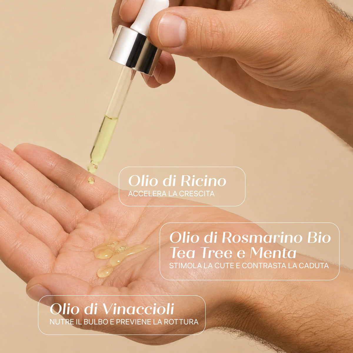 Olio siero secco al Rosmarino viso, corpo e capelli SENSO NATURALE