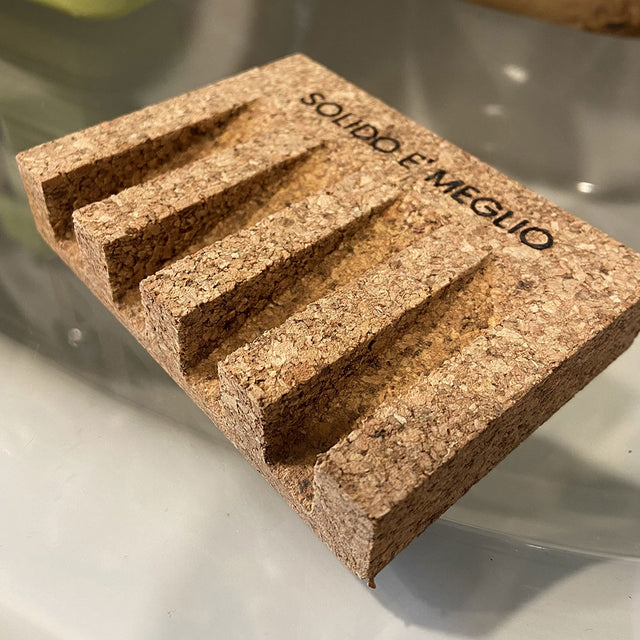 Porta sapone in sughero