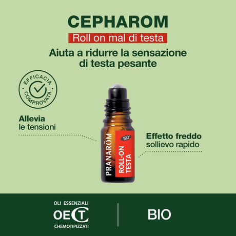 Roll on per mal di testa Pranarom