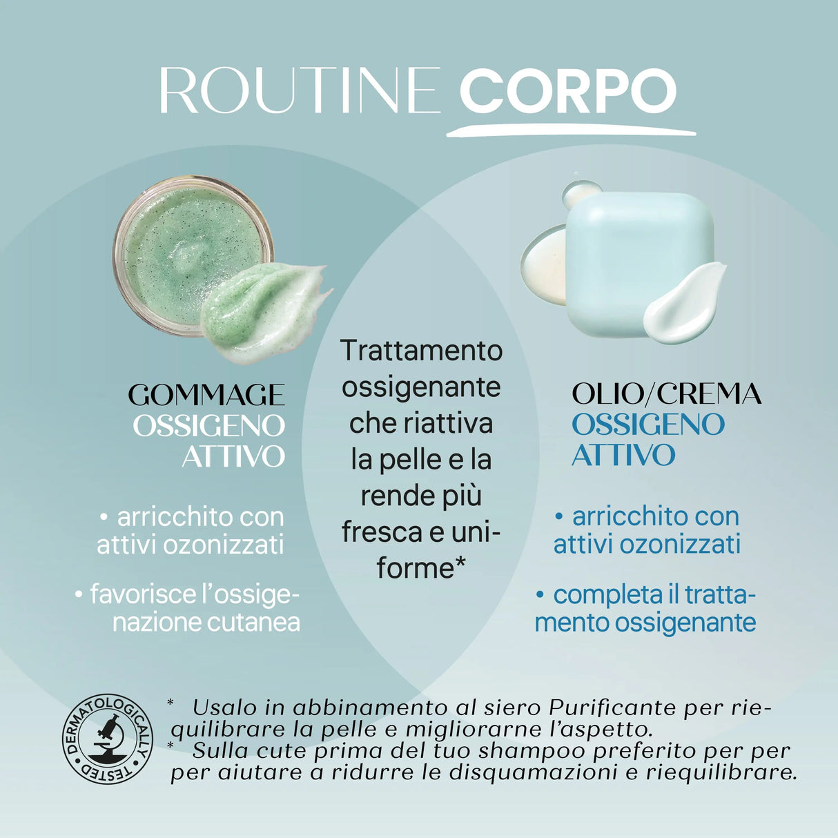 routine gommage ossigeno attivo senso naturale