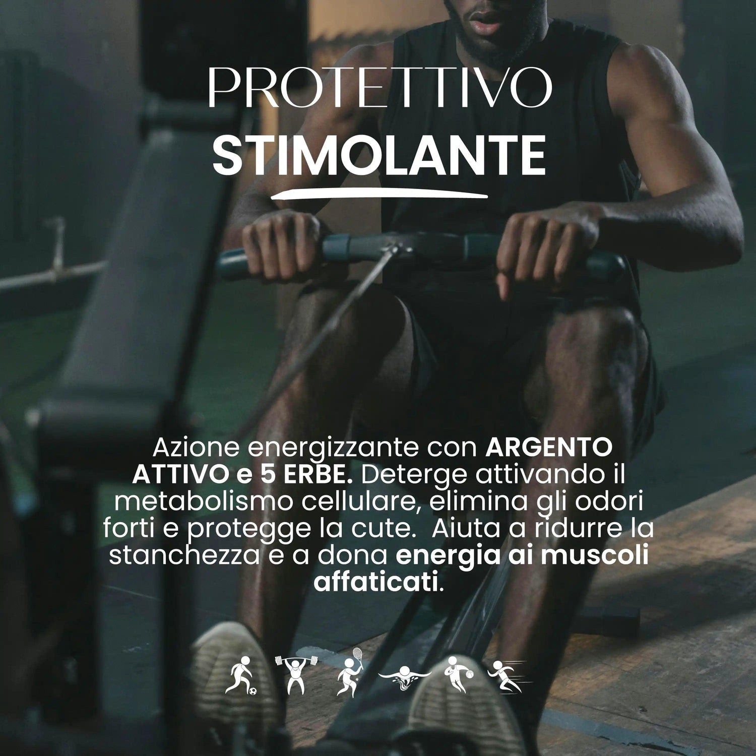 Shampoo doccia solido Energy+ SENSO NATURALE