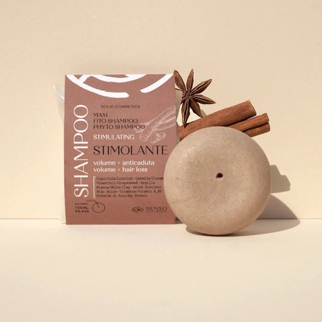 shampoo solido stimolante volume anticaduta senso naturale