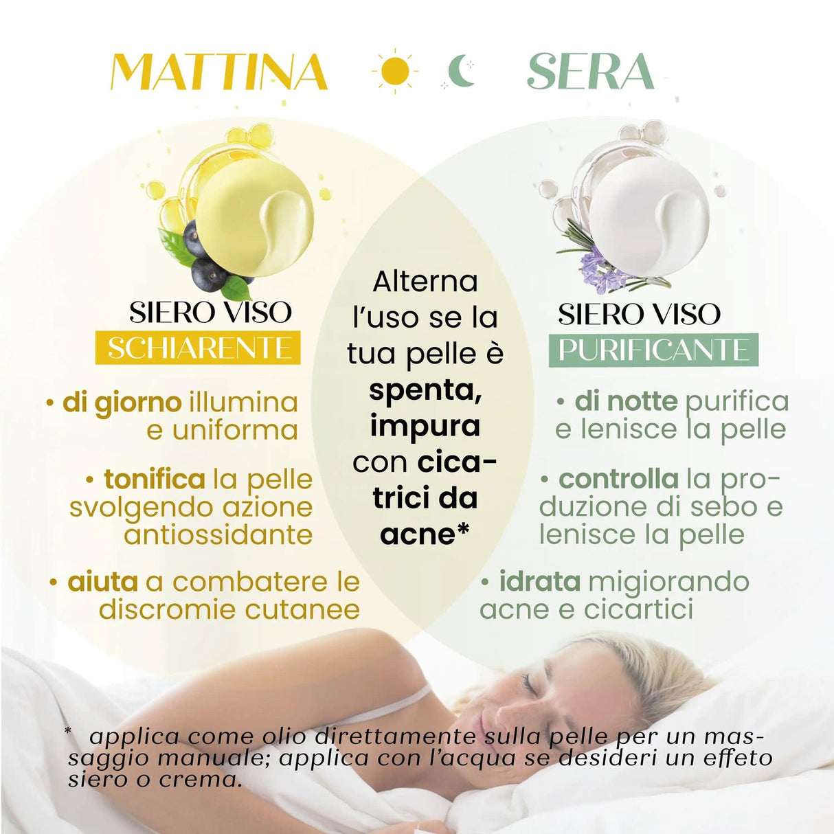 Crema viso solida astringente purificante SENSO NATURALE