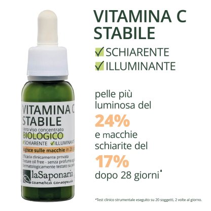 Vitamina C stabile bio siero viso LA SAPONARIA